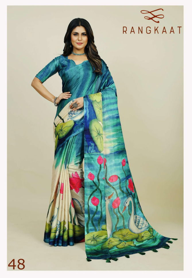 Rangkaat Series By Rajpath Daily Wear Printed Sarees Catalog